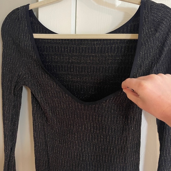 Free People Intimately Sprinkled in Gold Bodysuit - Picture 9 of 9